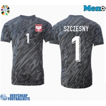 Poland Wojciech Szczesny #1 Goalkeeper Replica Away Shirt Euro 2024 Short Sleeve